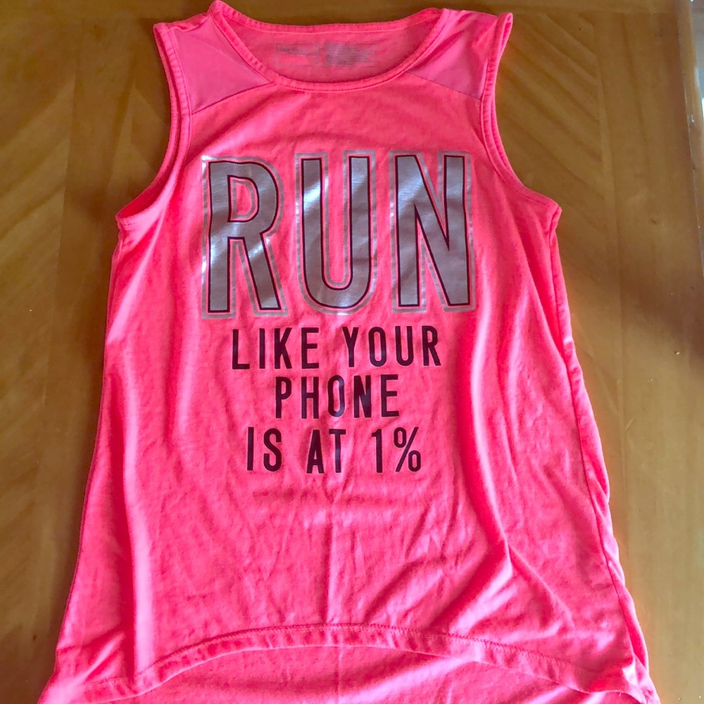 Ideology hot pink kids athletic shirt. Size Large